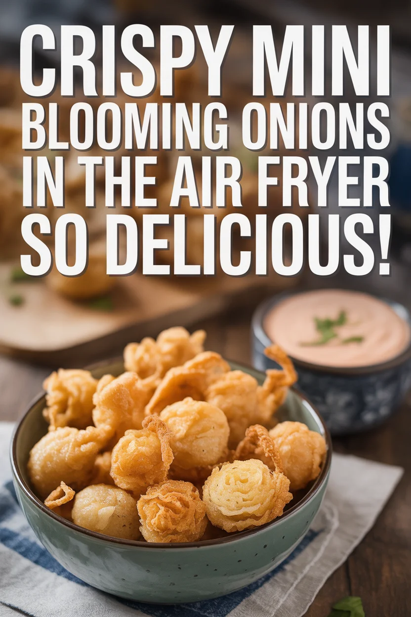 Crispy Mini Blooming Onions in the Air Fryer &ndash; So Delicious!
