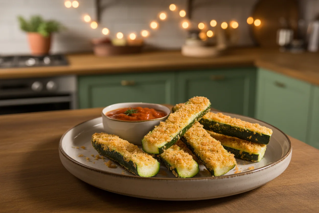 How to do zucchini fries recipe in an air fryer?