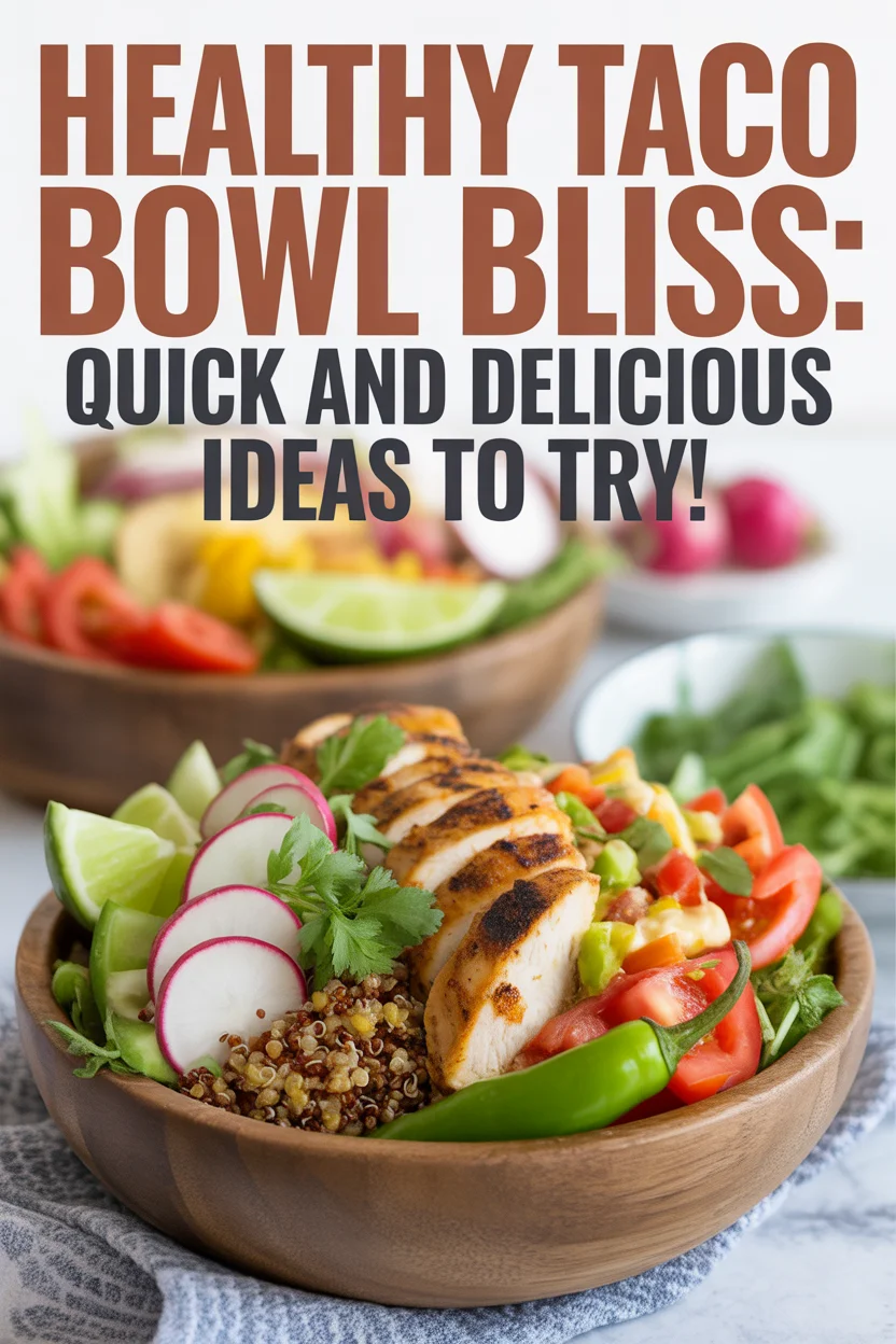 healthy taco bowl
