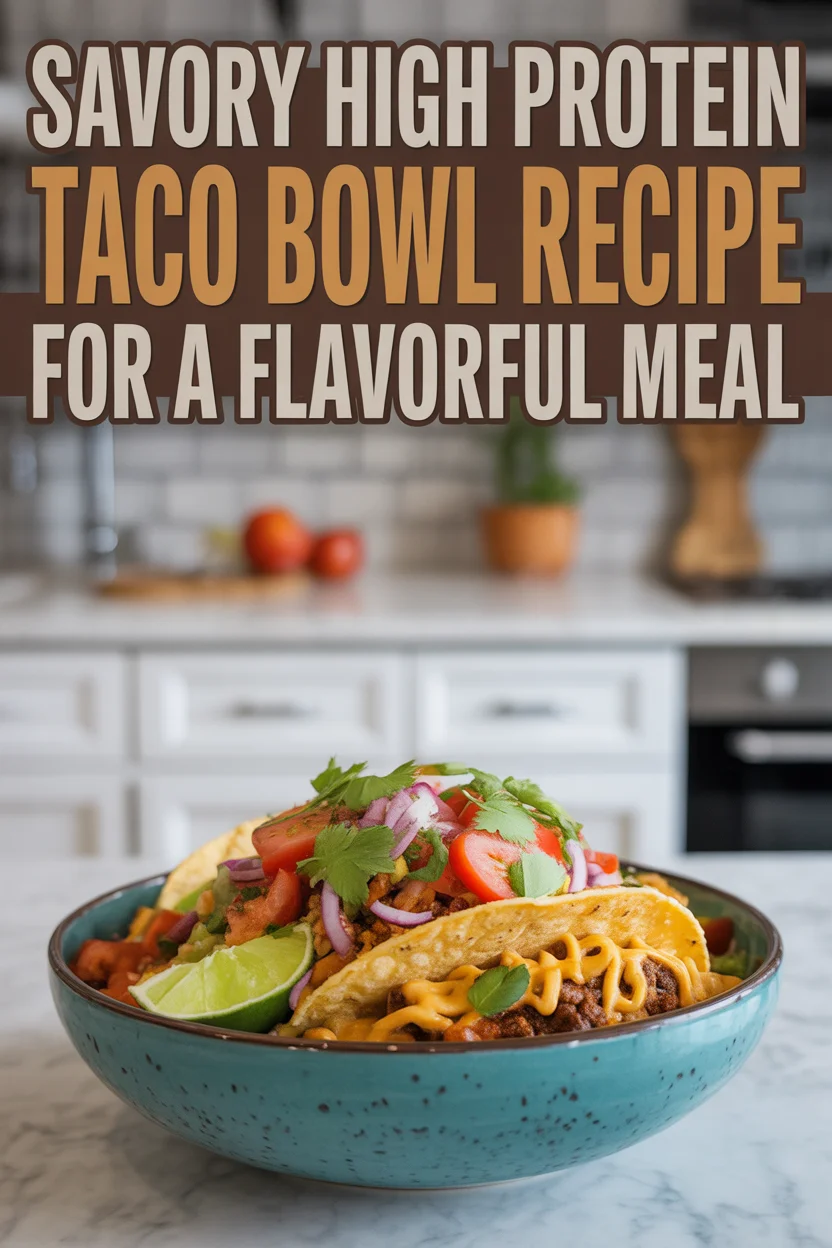 high protein taco bowl