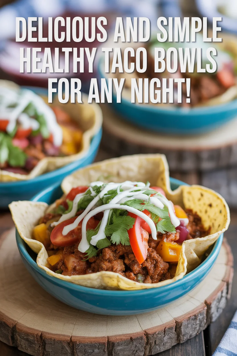 healthy taco bowls