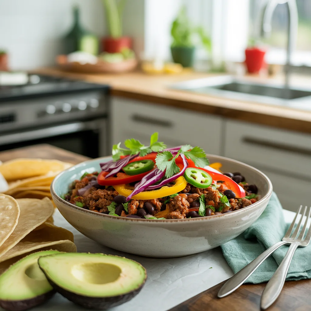healthy taco bowls