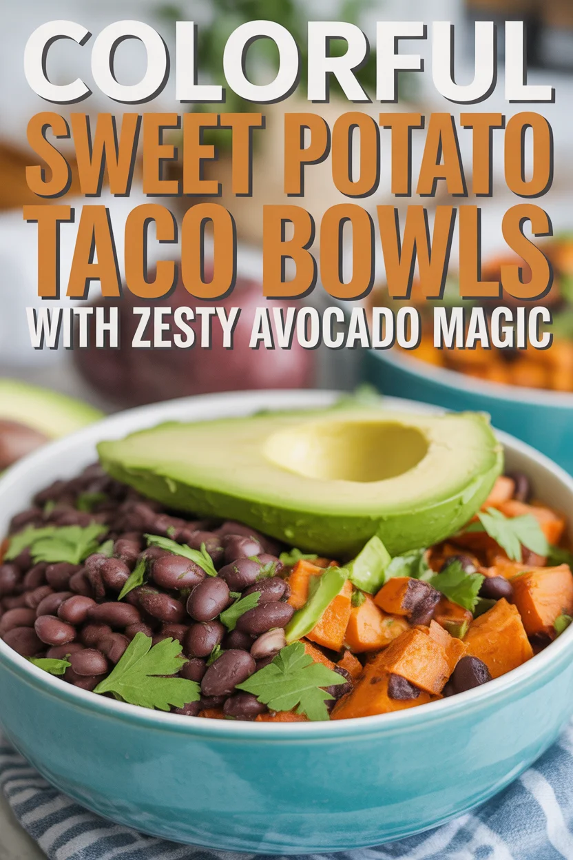 sweet potato taco bowls