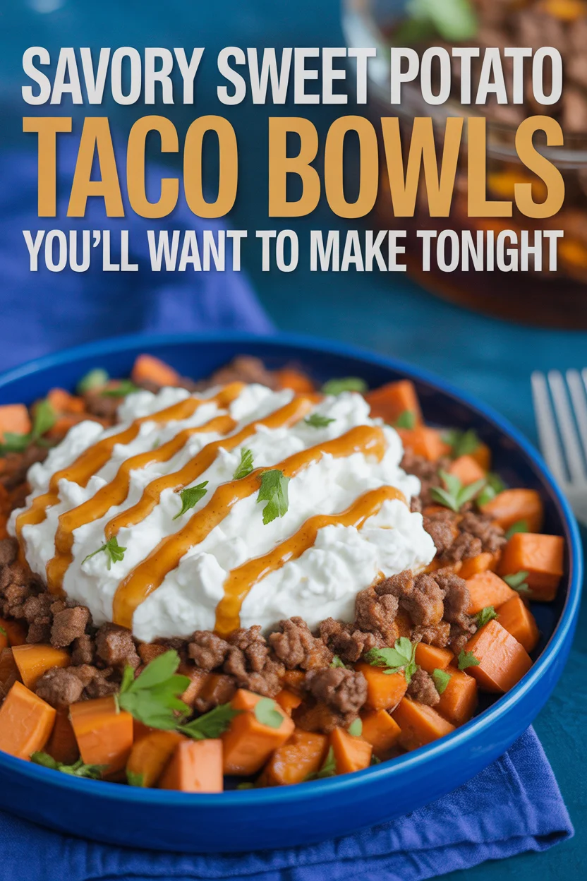 taco sweet potato bowl