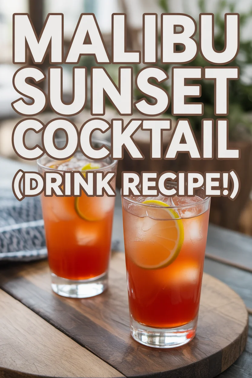 Malibu Sunset Cocktail (Drink Recipe!) 13 Malibu Sunset Cocktail (Drink Recipe!)