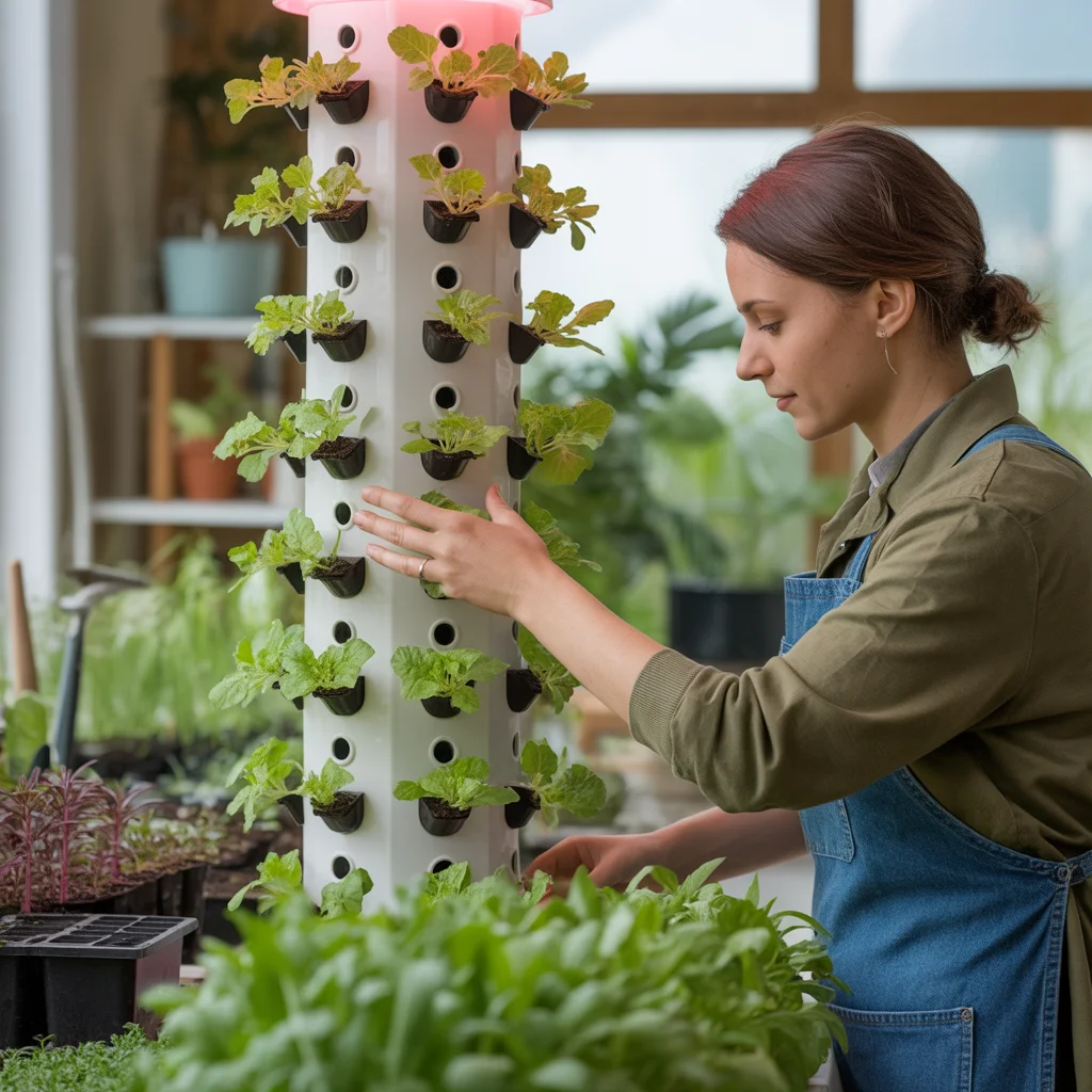 Grow Fresh in Small Spaces: The Vertical Aeroponics Tower Guide