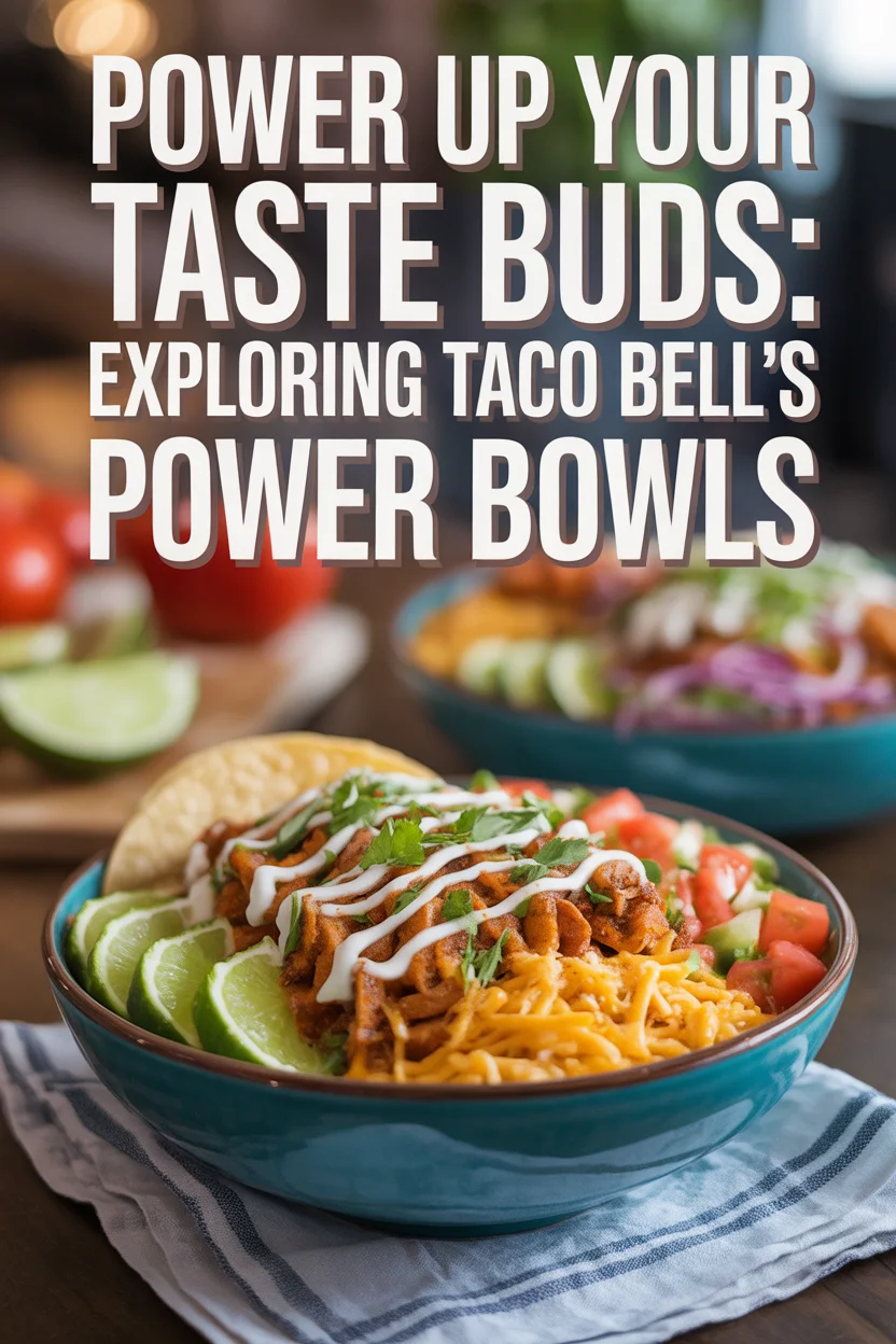 Power Up Your Taste Buds: Exploring Taco Bell's Power Bowls