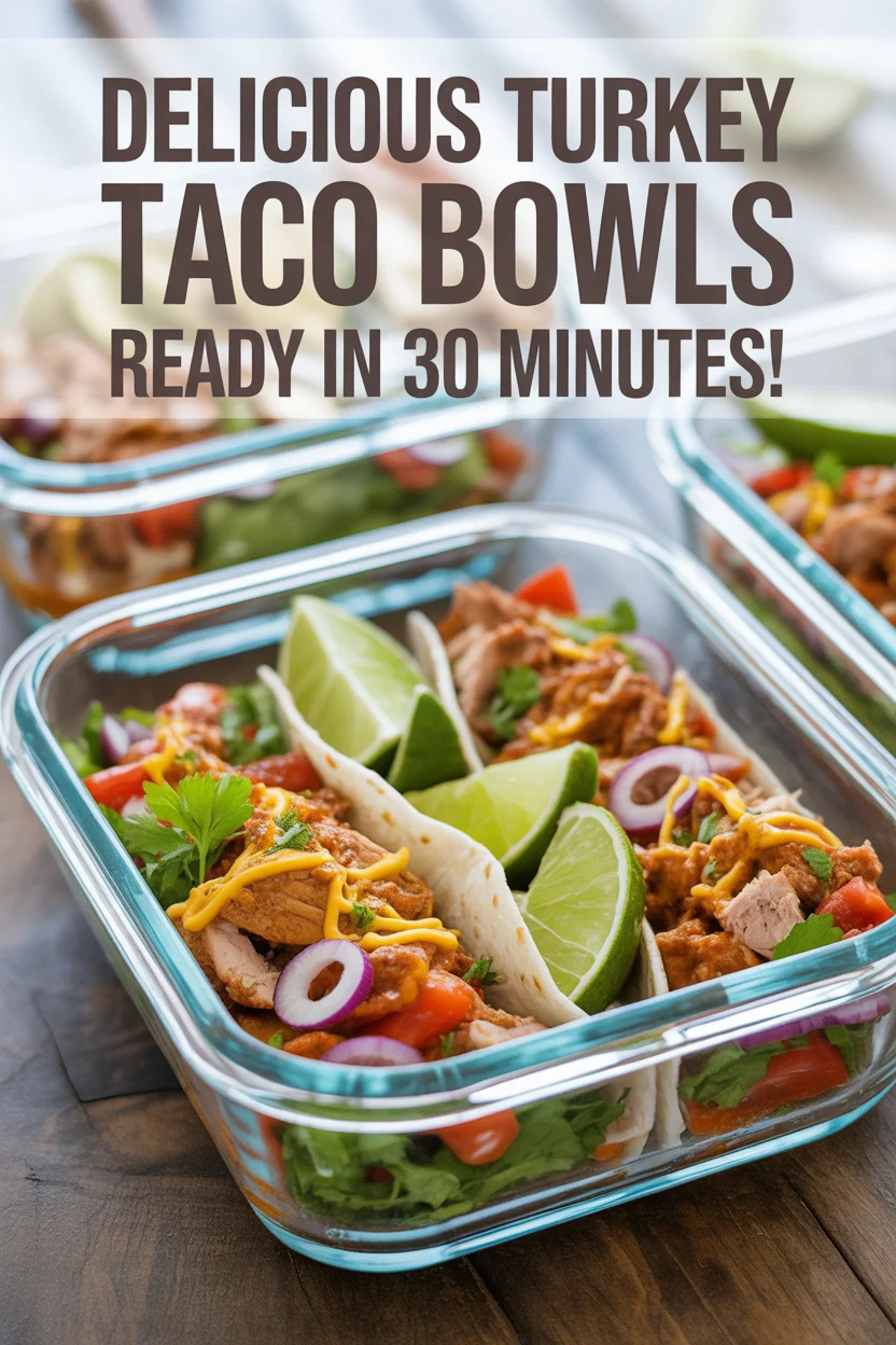 turkey taco bowls