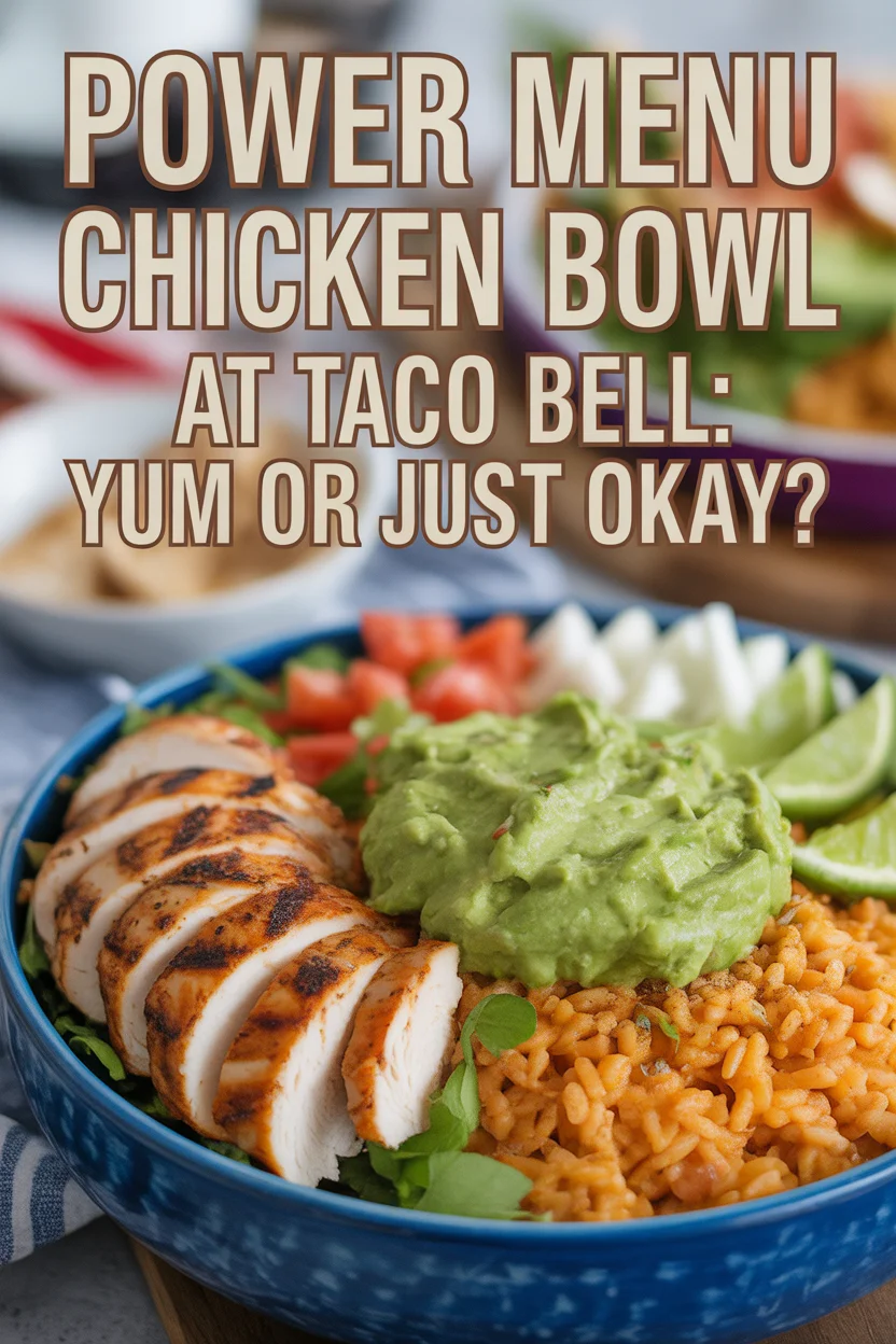power menu chicken bowl taco bell