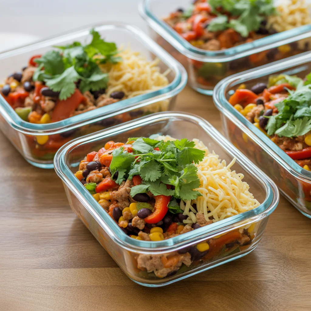 turkey taco bowls