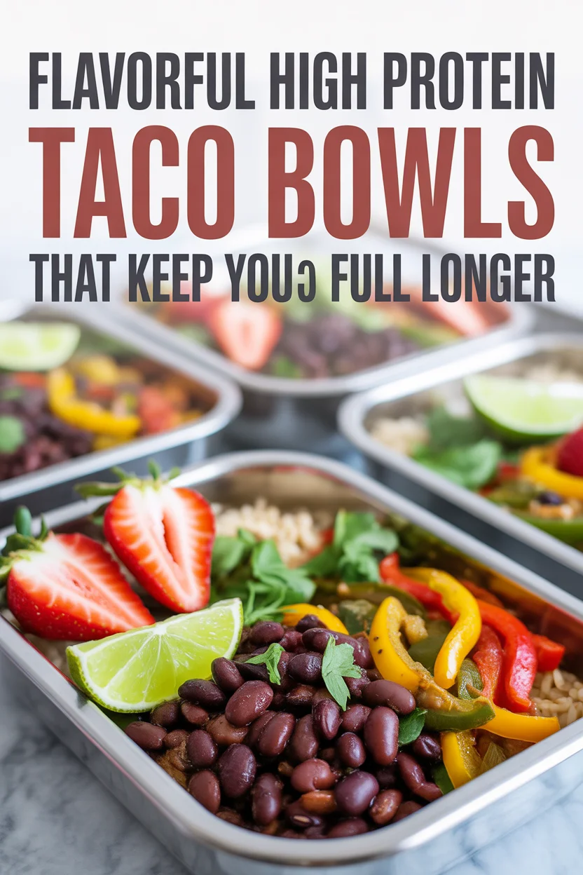 high protein taco bowls
