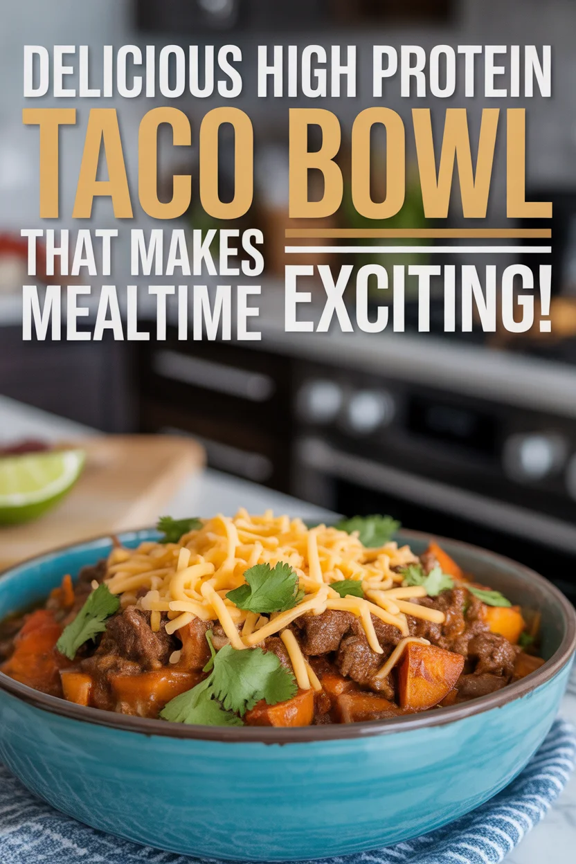 high protein taco bowl