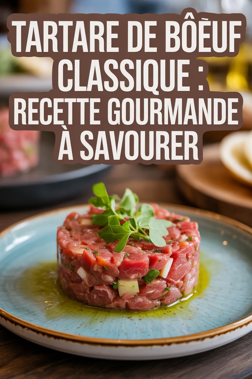 tartare de bœuf classique