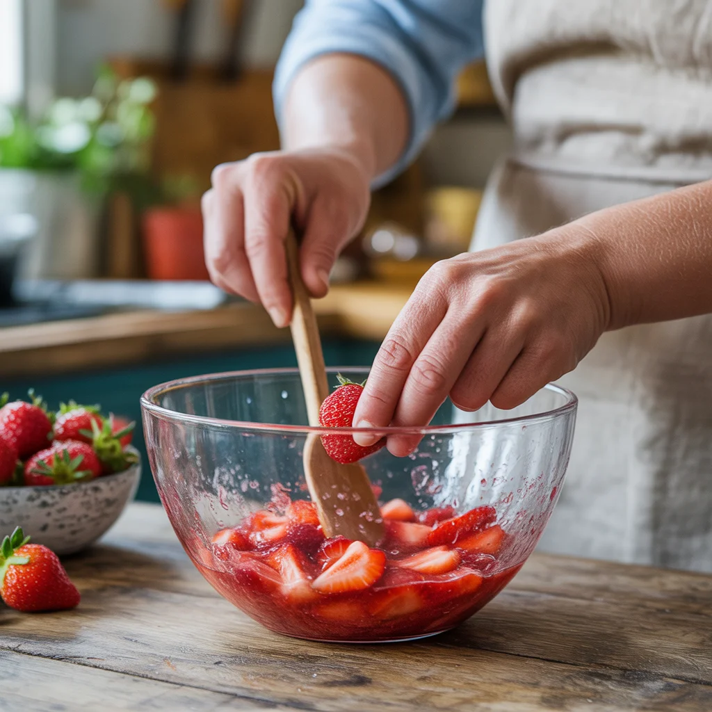 strawberries and cream ice cream recipe