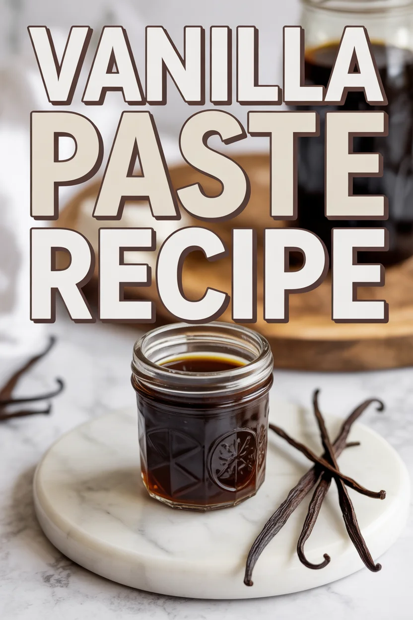 vanilla paste recipe