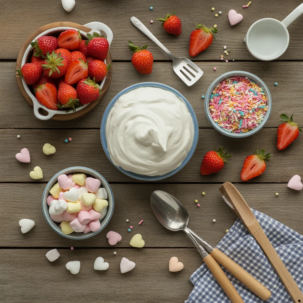 strawberries and cream m