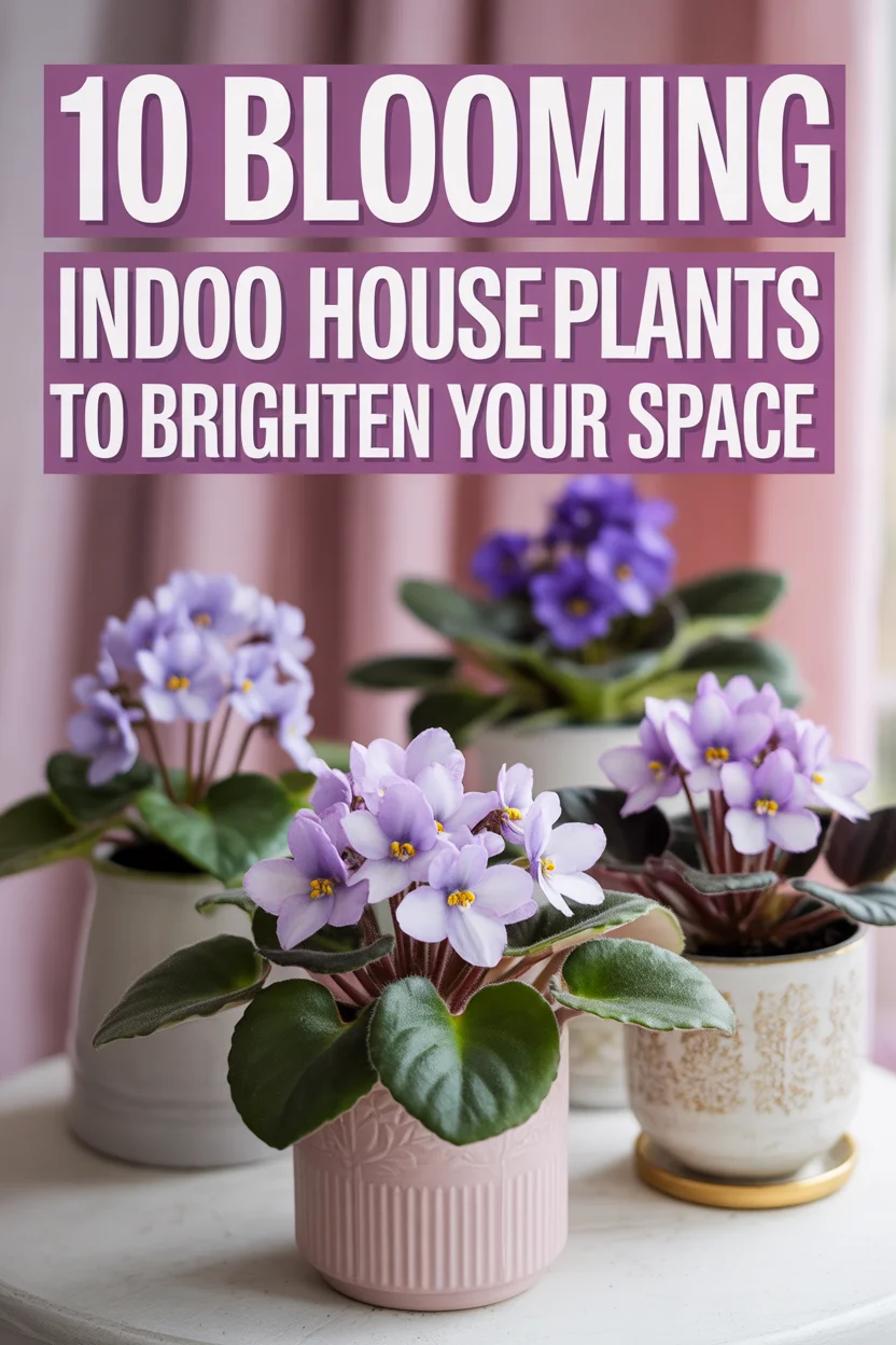blooming indoor house plants