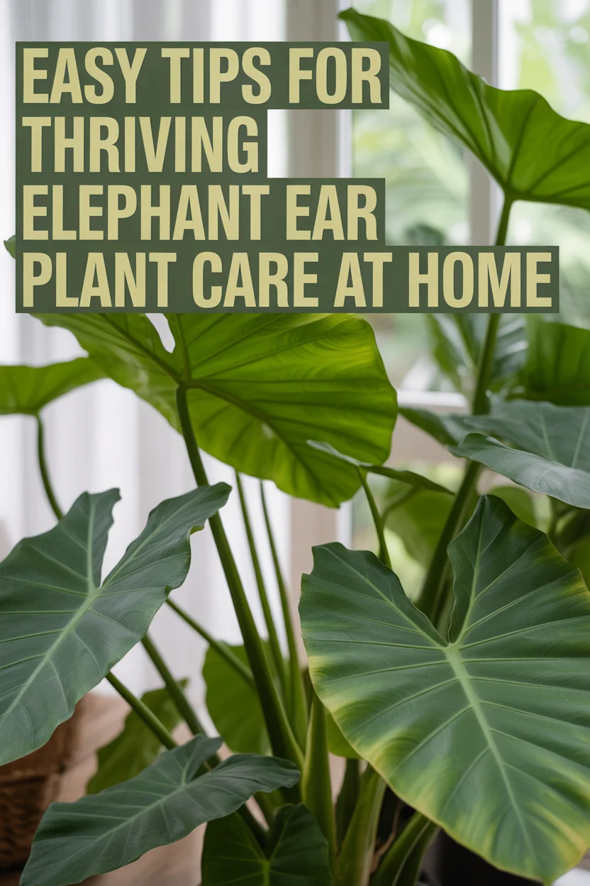 elephant ear plant care