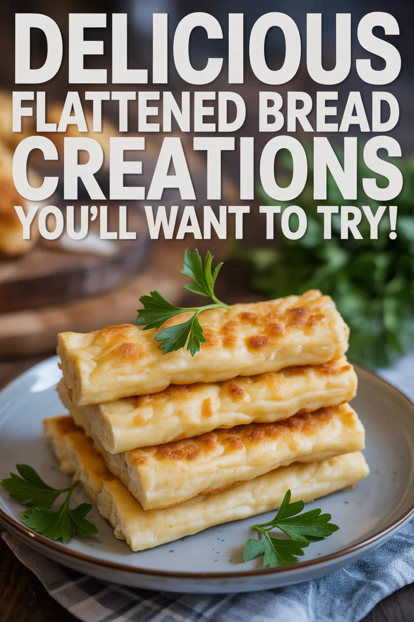 Delicious Flattened Bread Creations You’ll Want to Try!