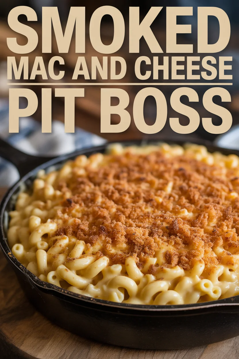 smoked mac and cheese pit boss