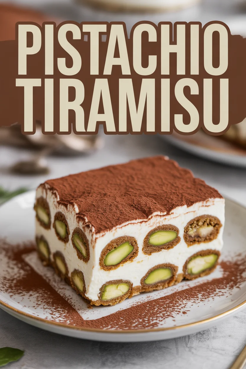 Pistachio Tiramisu