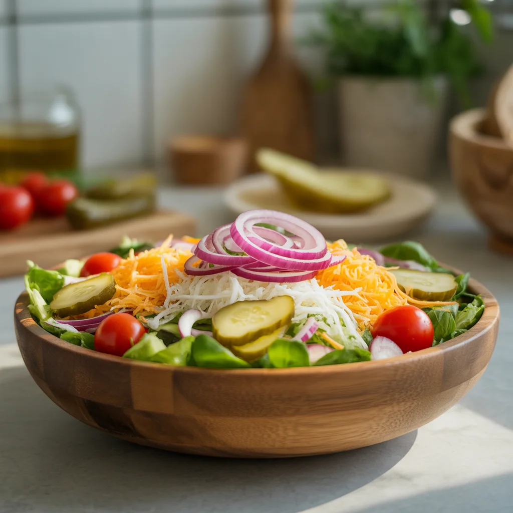 big mac in a bowl