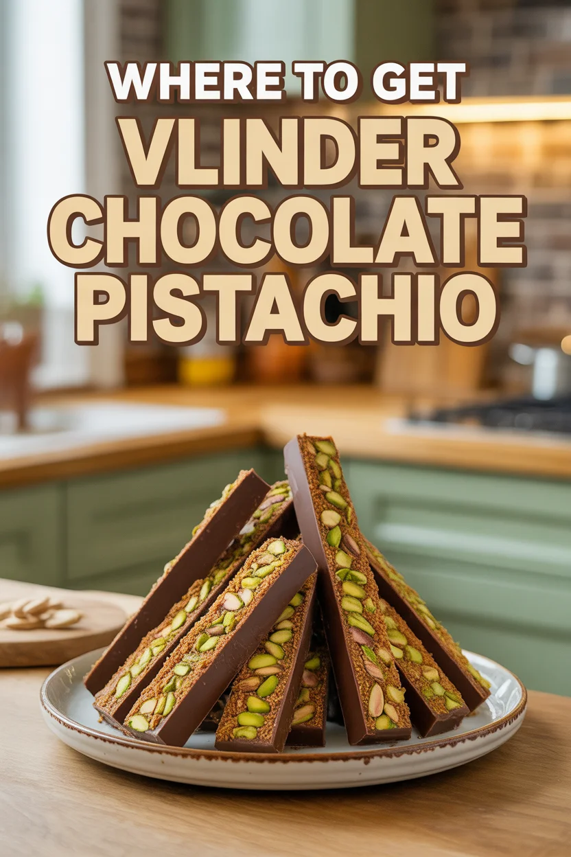 where to get vlinder chocolate pistachio
