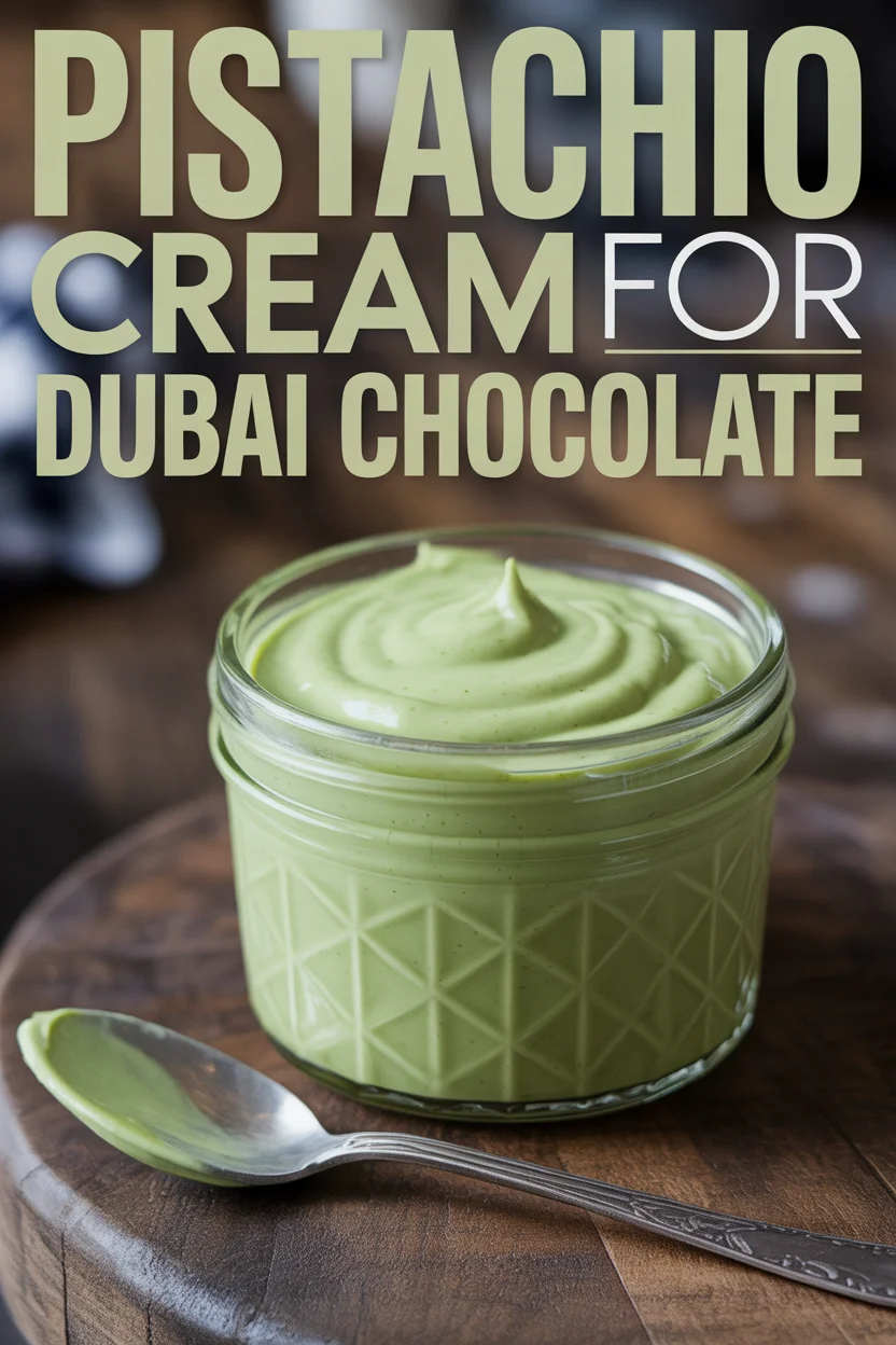 pistachio cream for dubai chocolate
