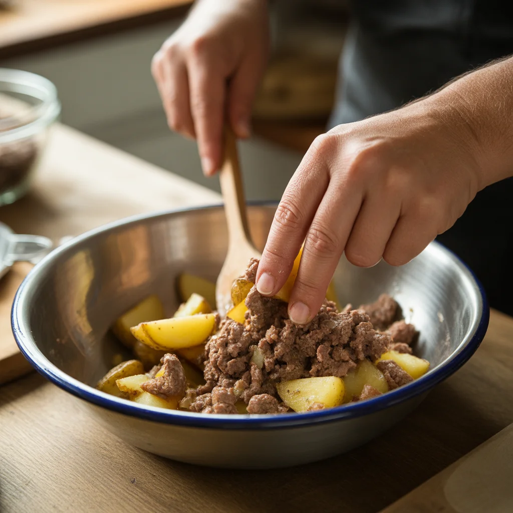 recipe for big mac in a bowl
