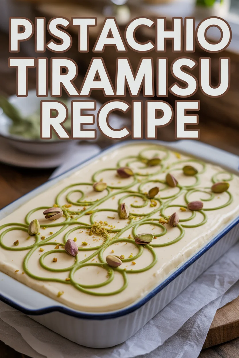 pistachio tiramisu recipe