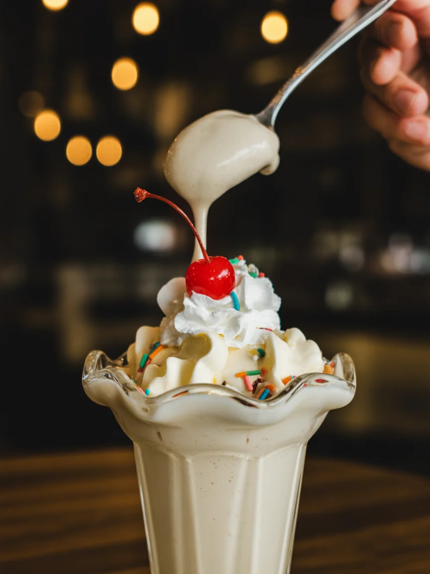 ninja creami vanilla milkshake