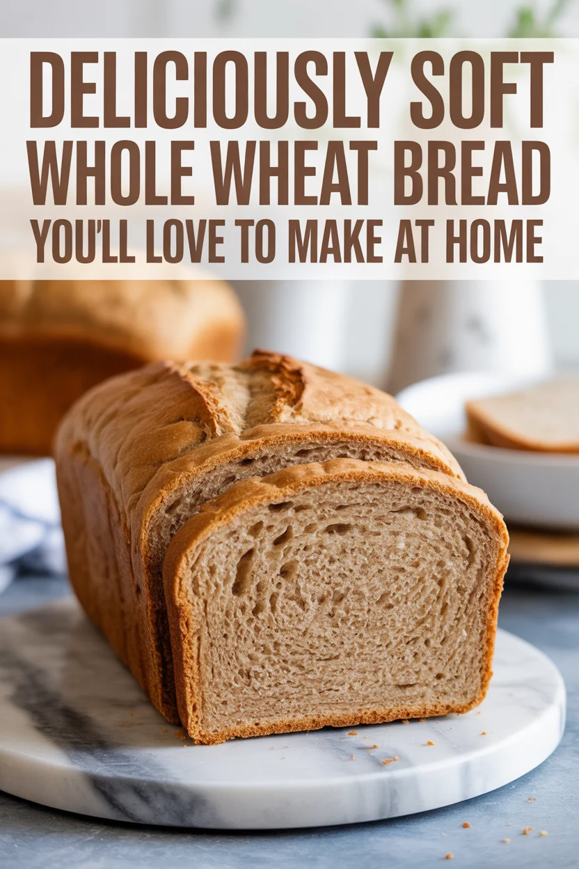 Deliciously Soft Whole Wheat Bread You’ll Love to Make at Home