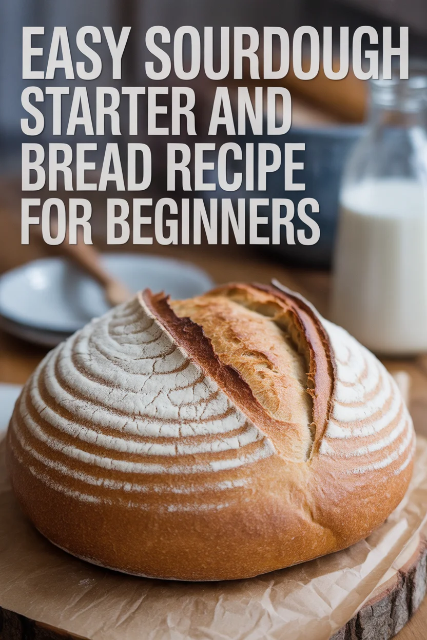 Easy Sourdough Starter and Bread Recipe for Beginners