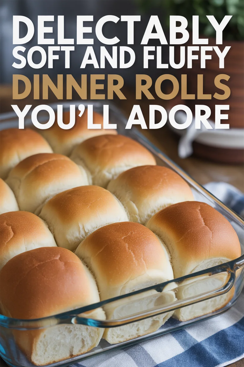 Soft and fluffy dinner rolls