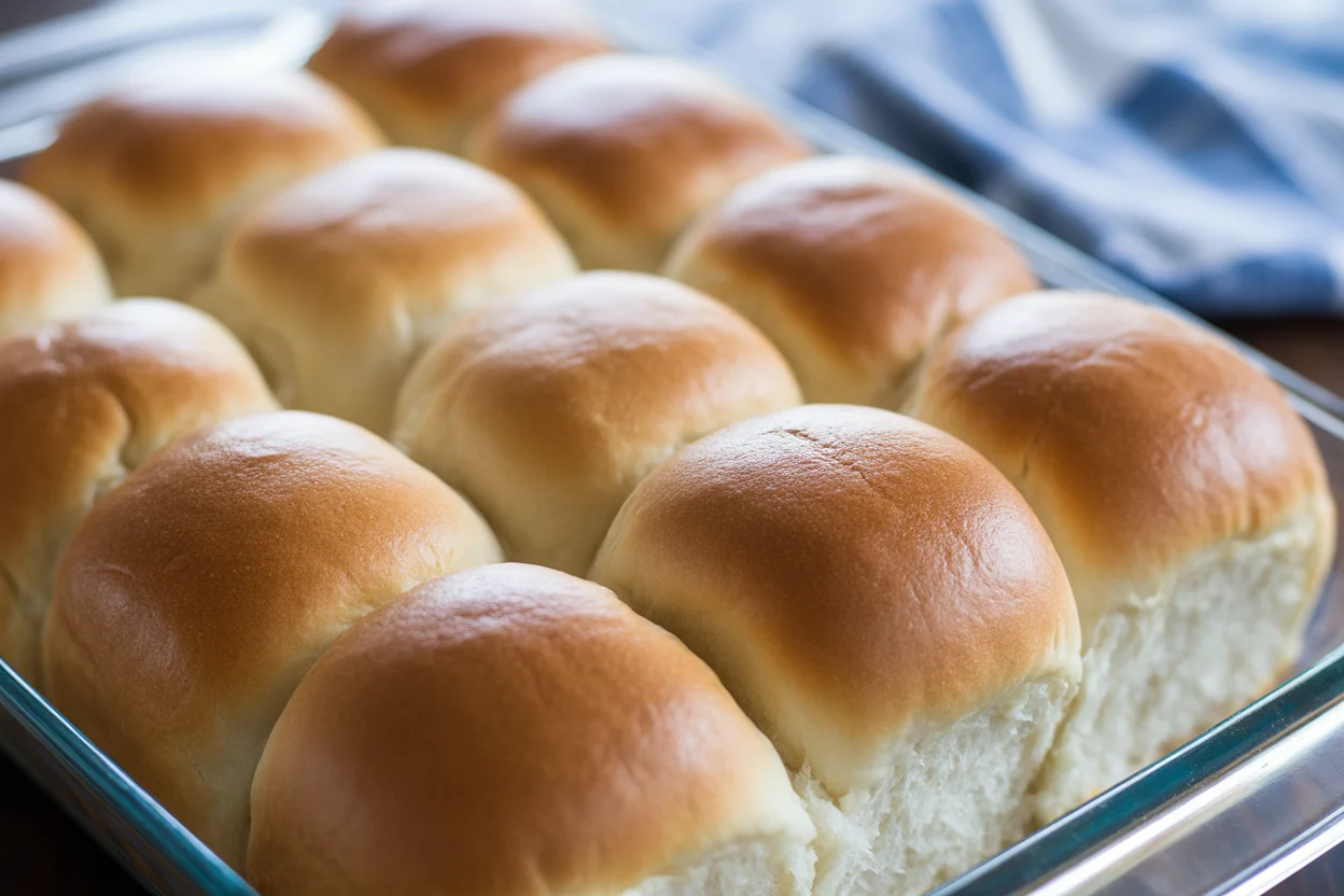 Soft and fluffy dinner rolls