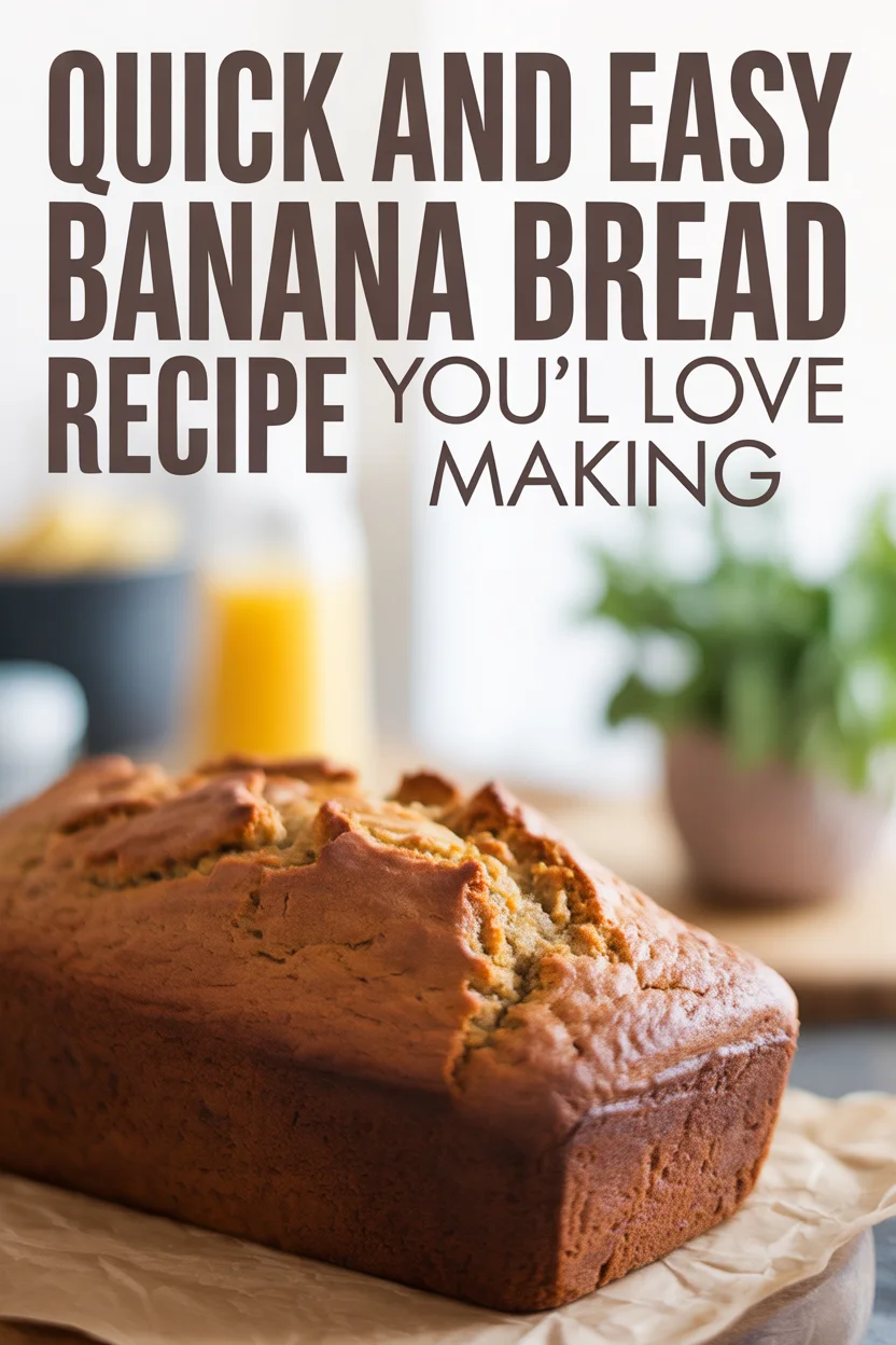 Quick and Easy Banana Bread Recipe You’ll Love Making