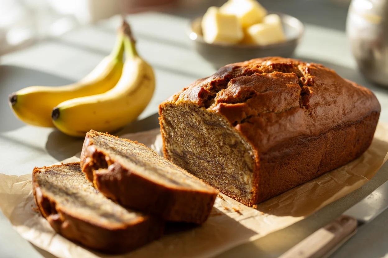 Quick banana bread