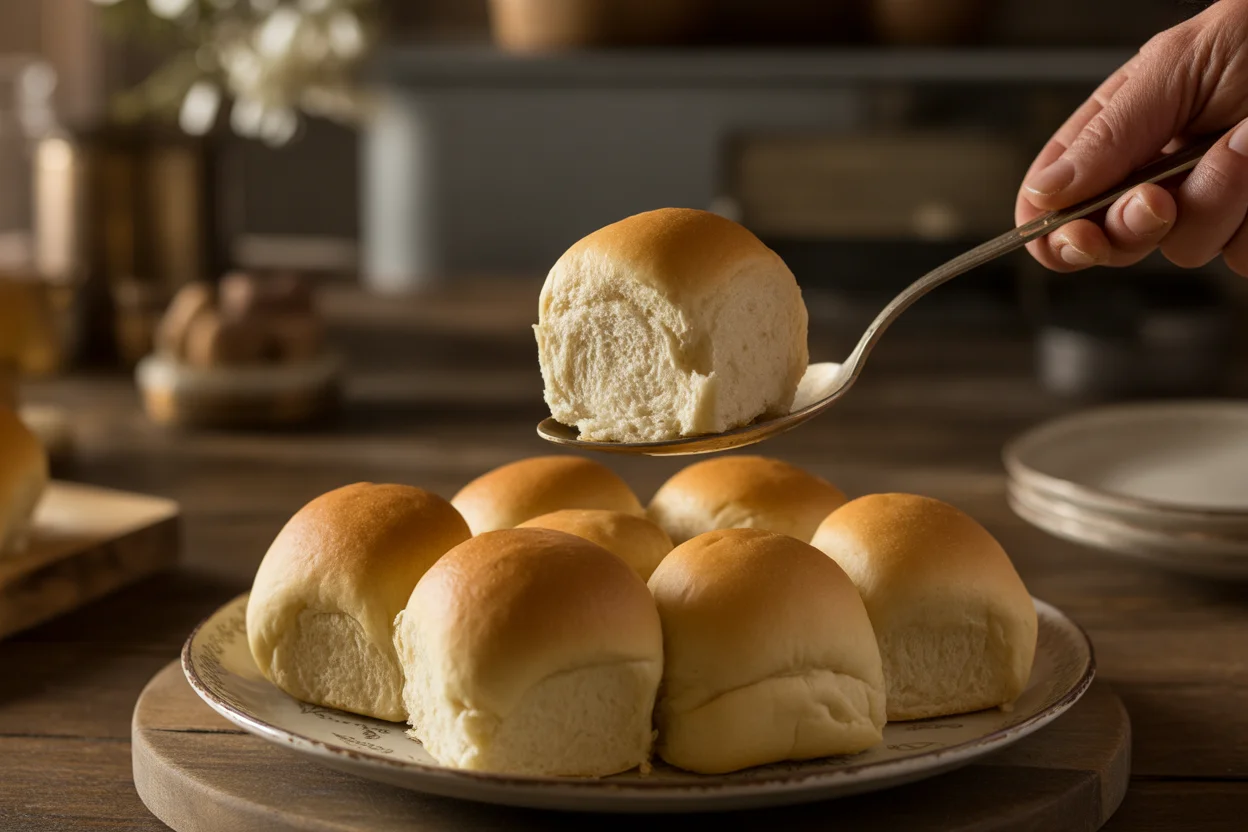 Soft and fluffy dinner rolls