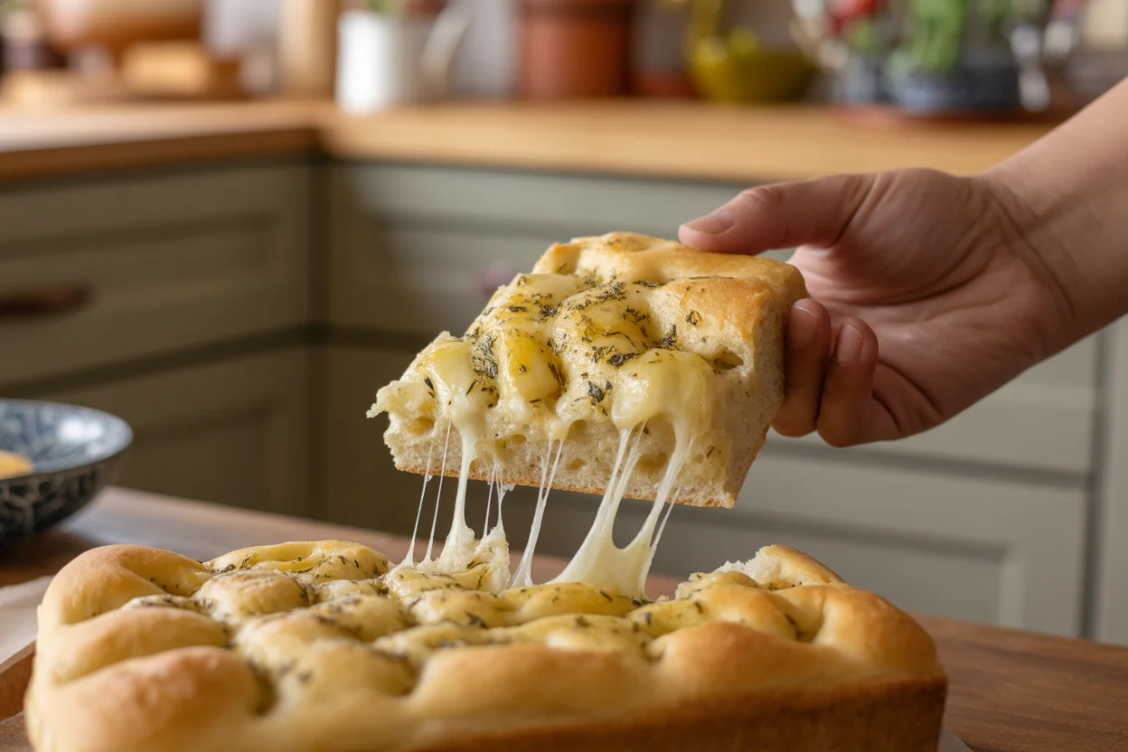 Irresistibly Easy Garlic and Herb Focaccia Bread Recipe
