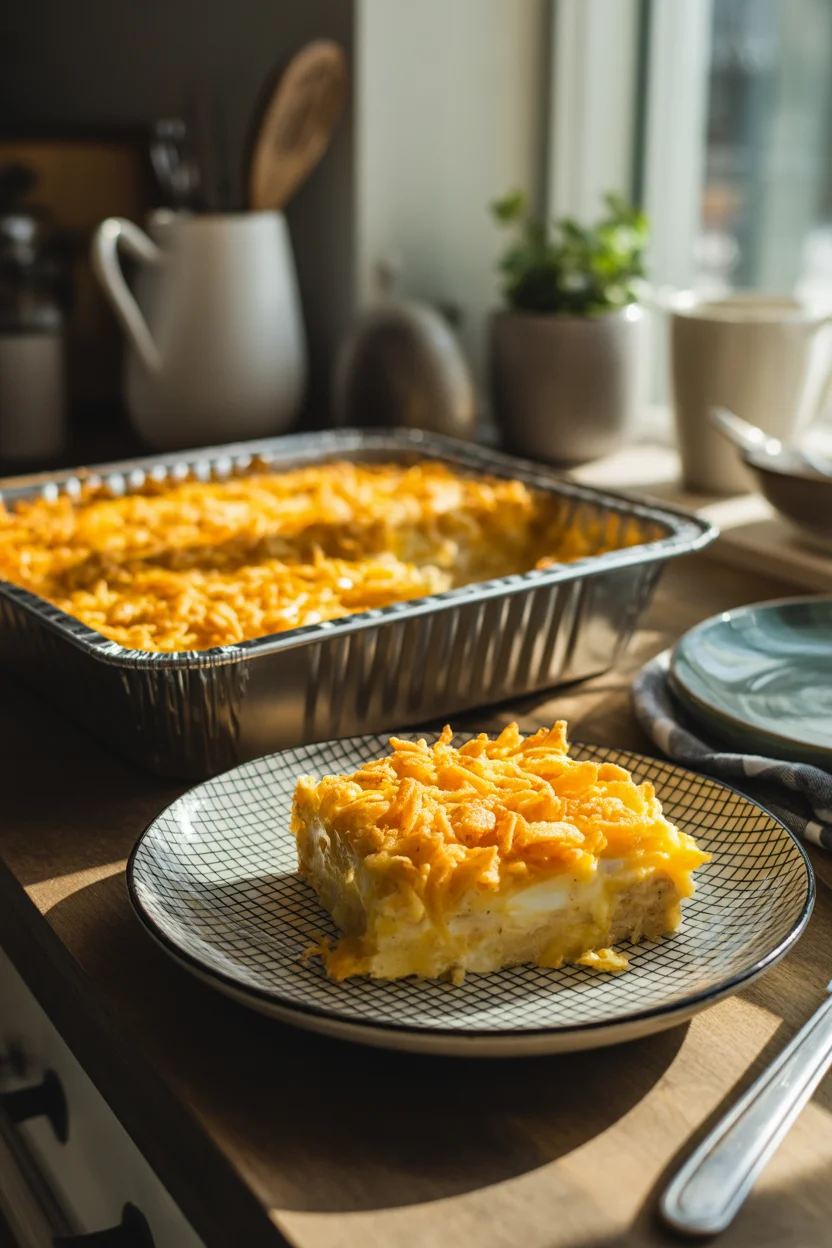 cheesy hash brown breakfast casserole