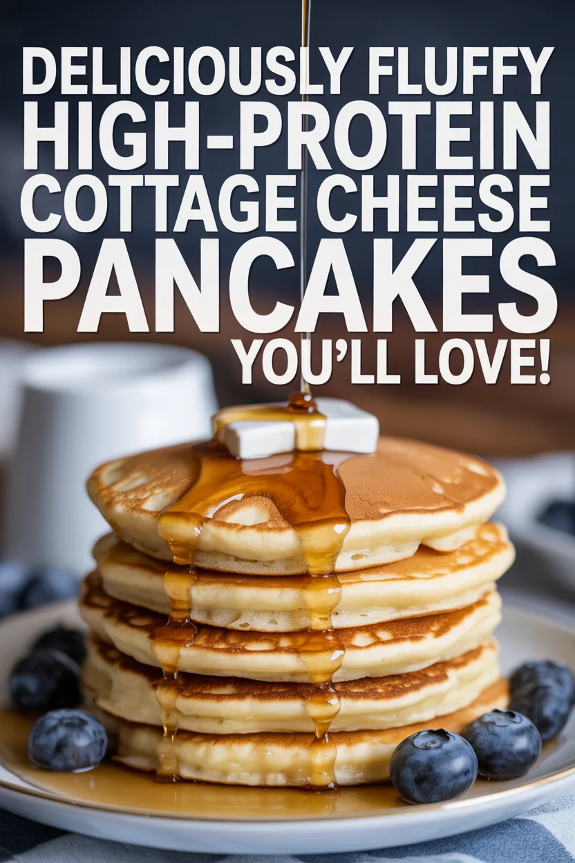 Deliciously Fluffy High-Protein Cottage Cheese Pancakes You’ll Love!