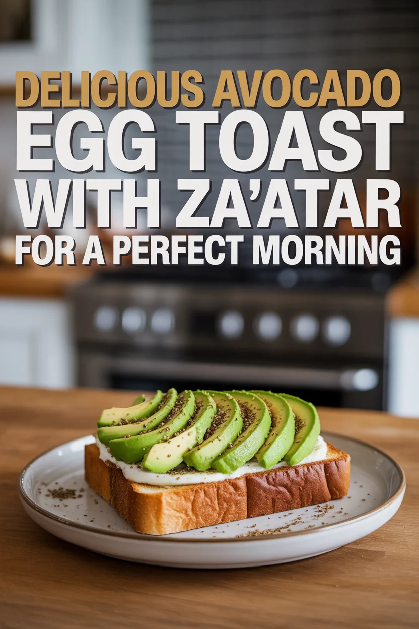 Delicious Avocado Egg Toast with Za'atar for a Perfect Morning