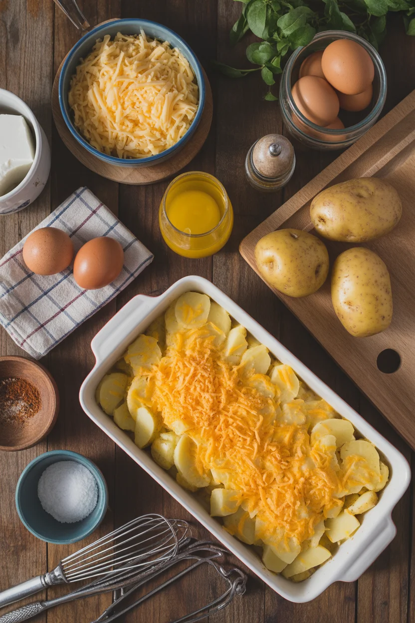 cheesy hash brown breakfast casserole