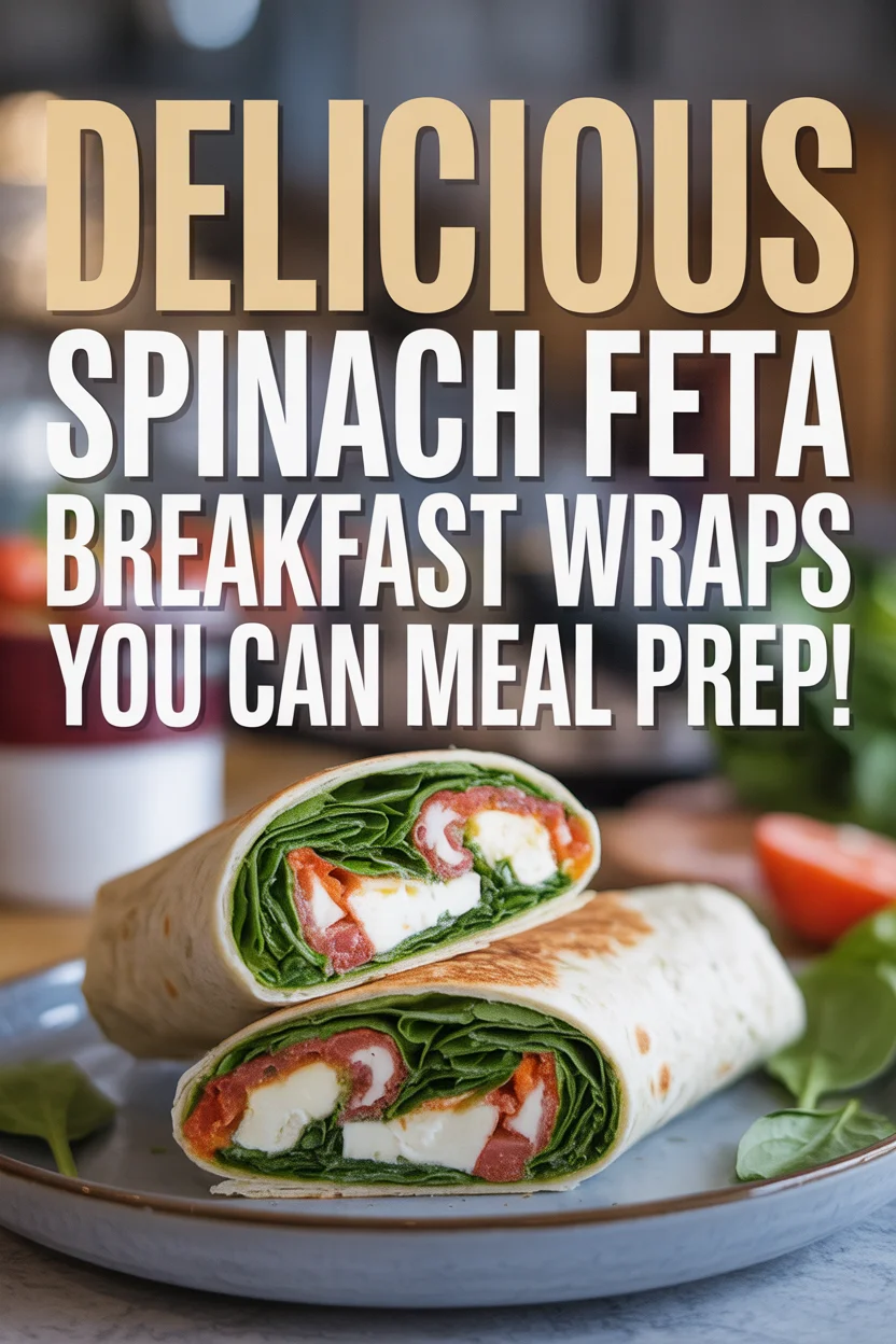 Delicious Spinach Feta Breakfast Wraps You Can Meal Prep! 5 Delicious Spinach Feta Breakfast Wraps You Can Meal Prep!