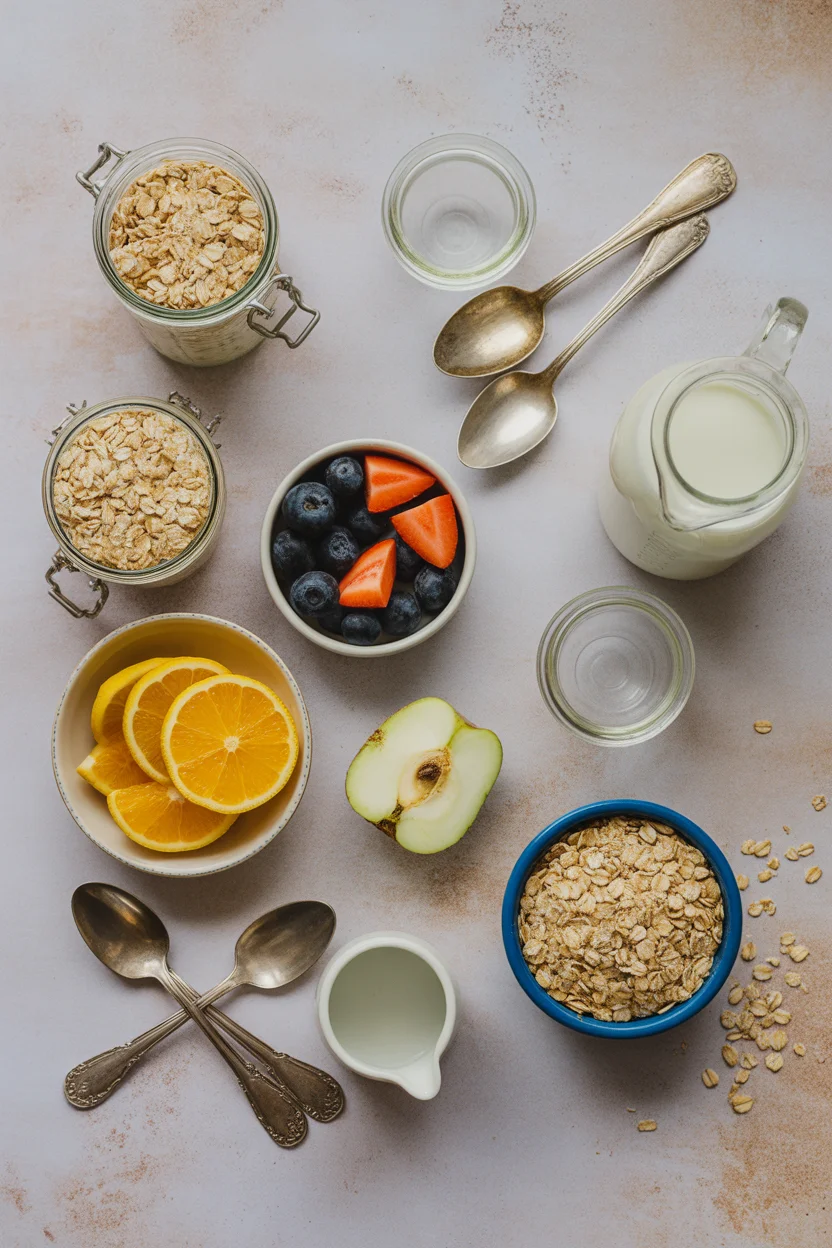 Simple Steel-Cut Overnight Oatmeal Jars: Delicious Breakfast Ready!
