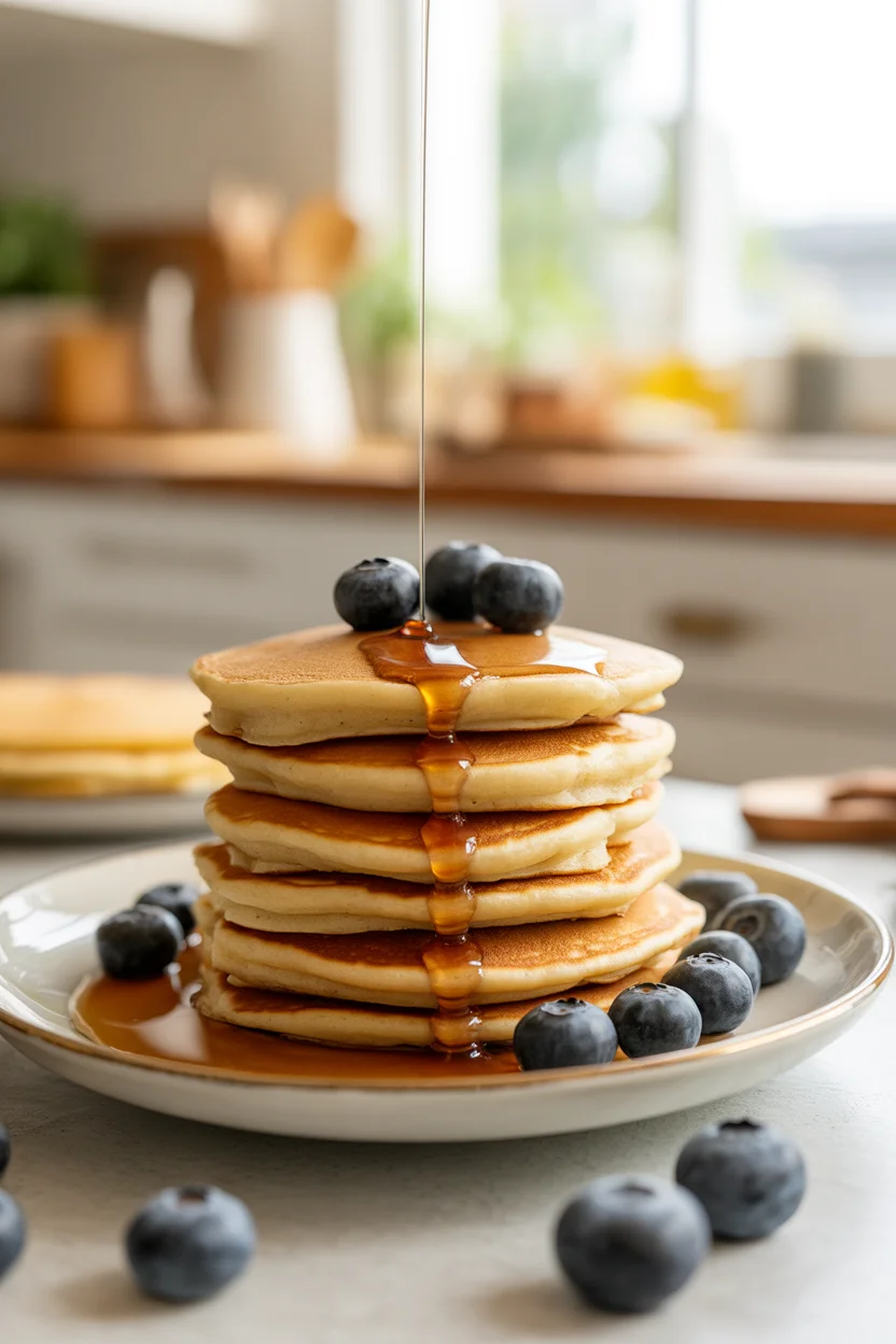 high-protein cottage cheese pancakes