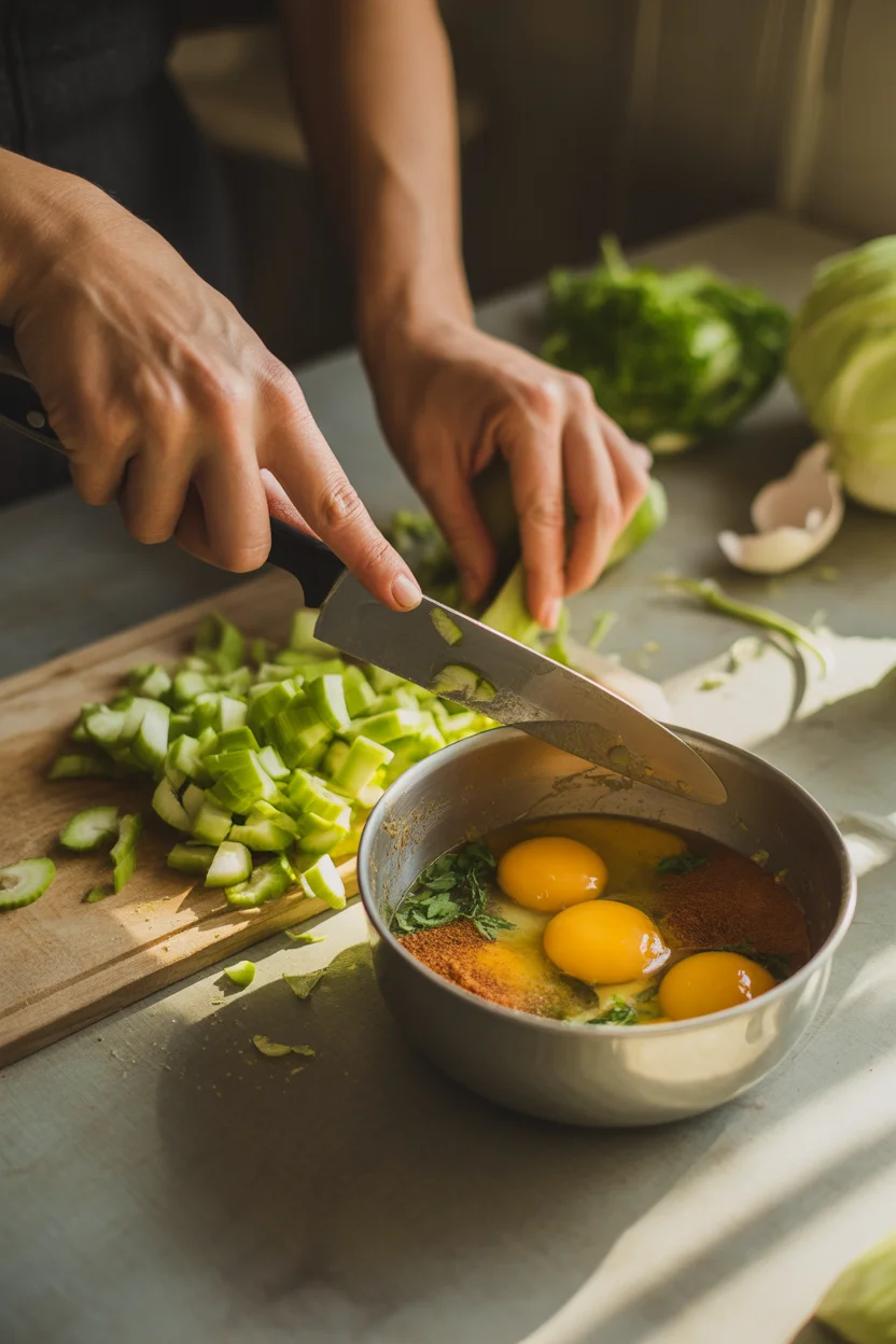Quick & Tasty Sweet Potato Omelet Wrap for Breakfast Delight