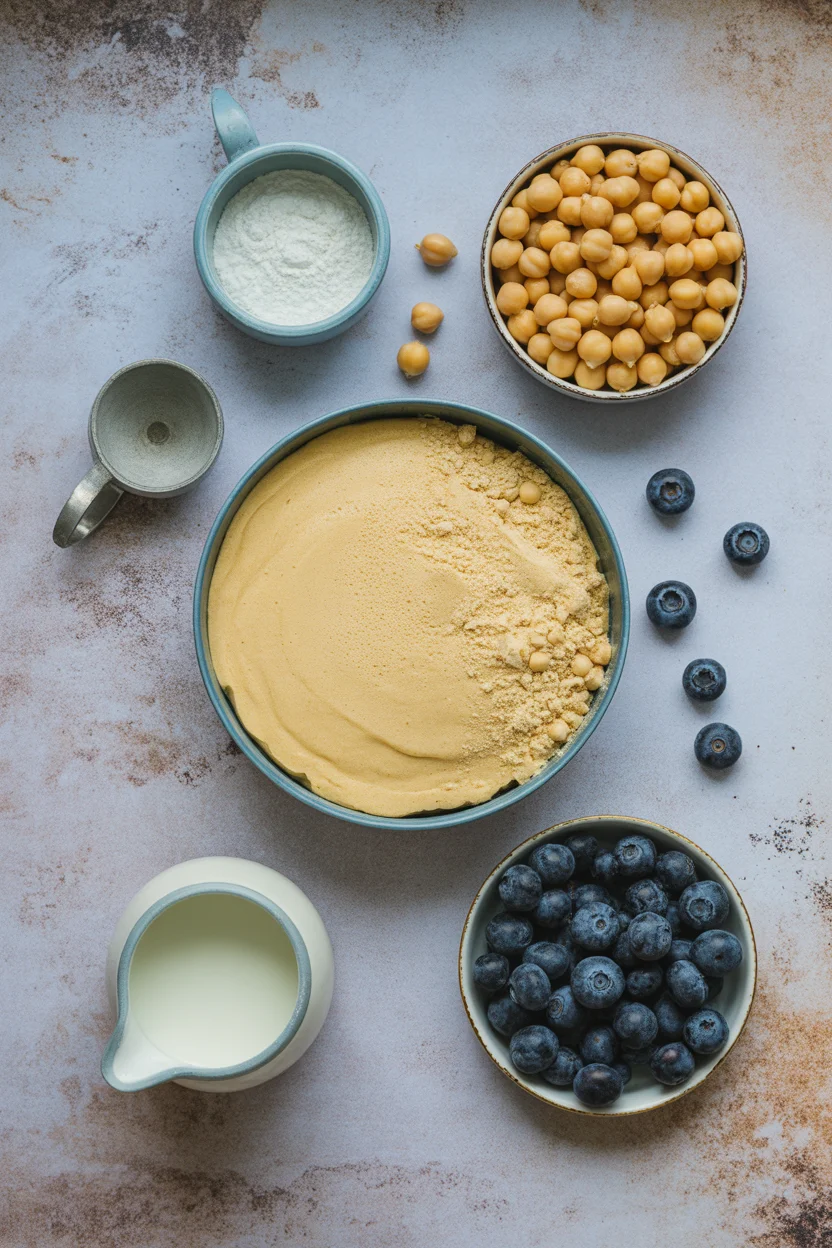 chickpea flour vegan pancakes
