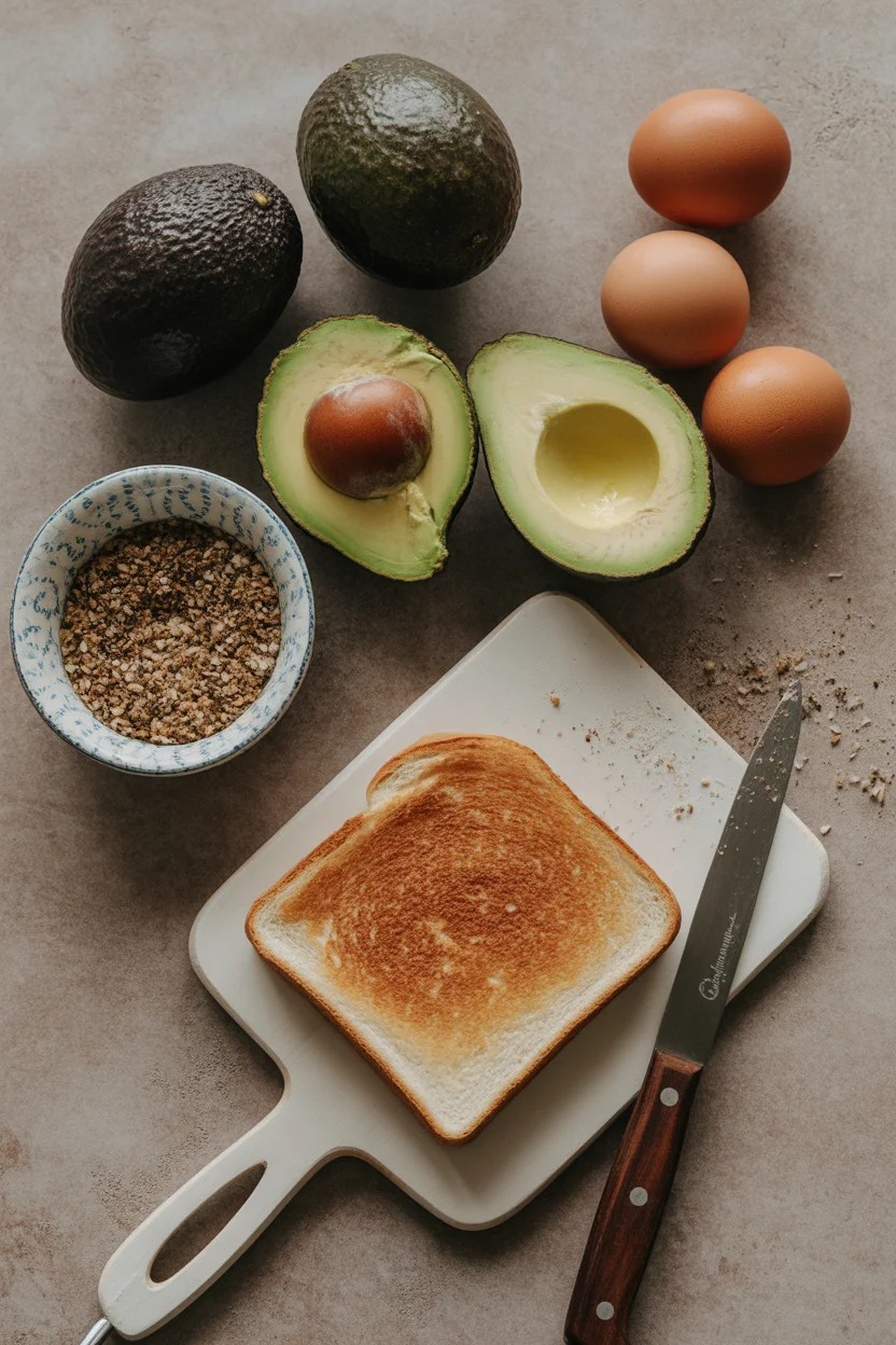 Delicious Avocado Egg Toast with Za'atar for a Perfect Morning