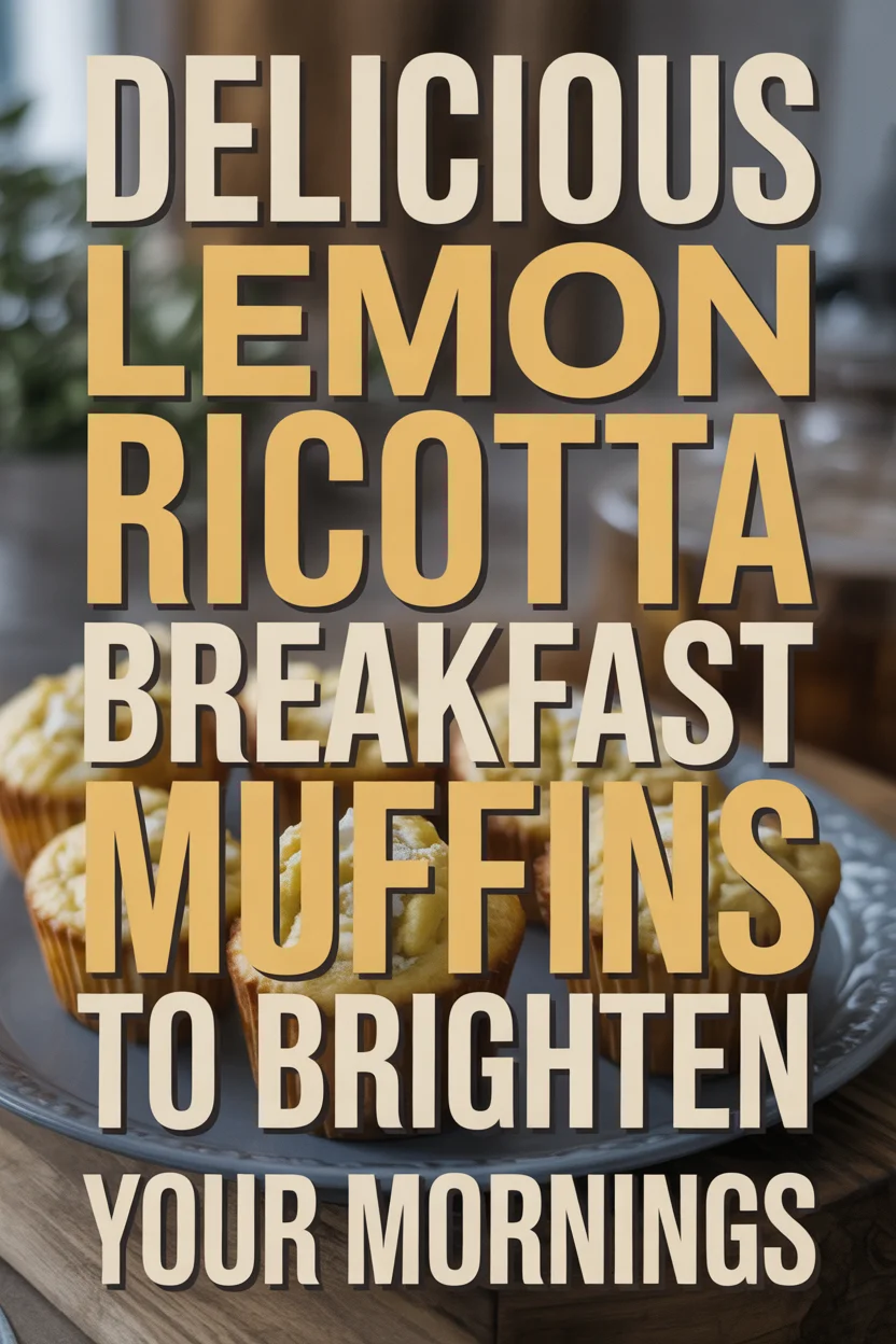 Delicious Lemon Ricotta Breakfast Muffins to Brighten Your Mornings